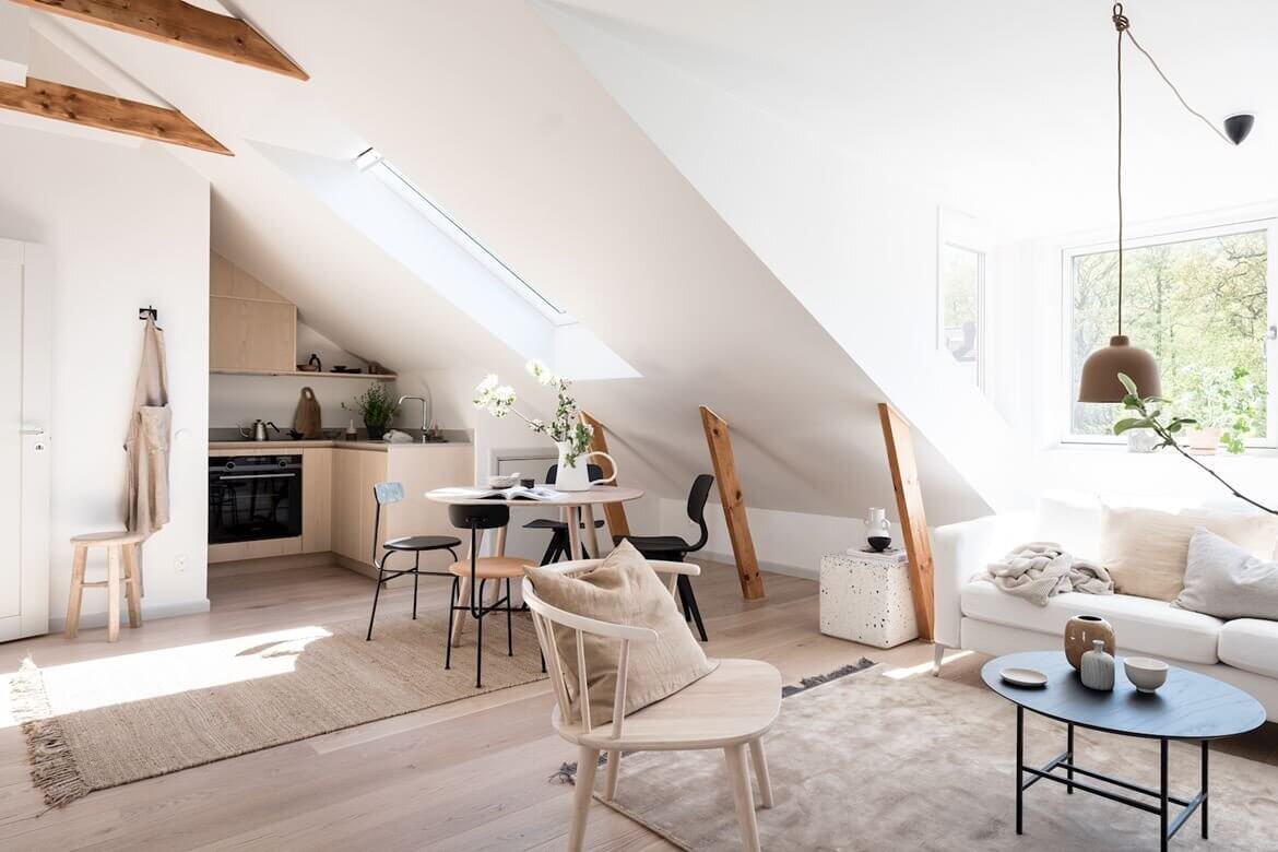 A Scandinavian Attic Apartment with Plenty of Natural Light 5 AScandinavianAtticApartmentwithPlentyofNaturalLight TheNordroom5 A Scandinavian Attic Apartment with Plenty of Natural Light