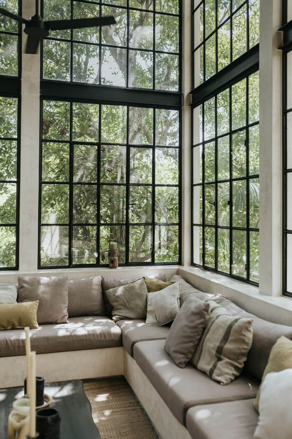 A Beautiful Loft Airbnb in Tulum 6 built-in-sofa-loft-airbnb-nordroom