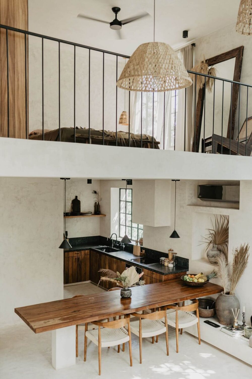 A Beautiful Loft Airbnb in Tulum 8 kitchen-loft-airbnb-tulum-mexico-nordroom