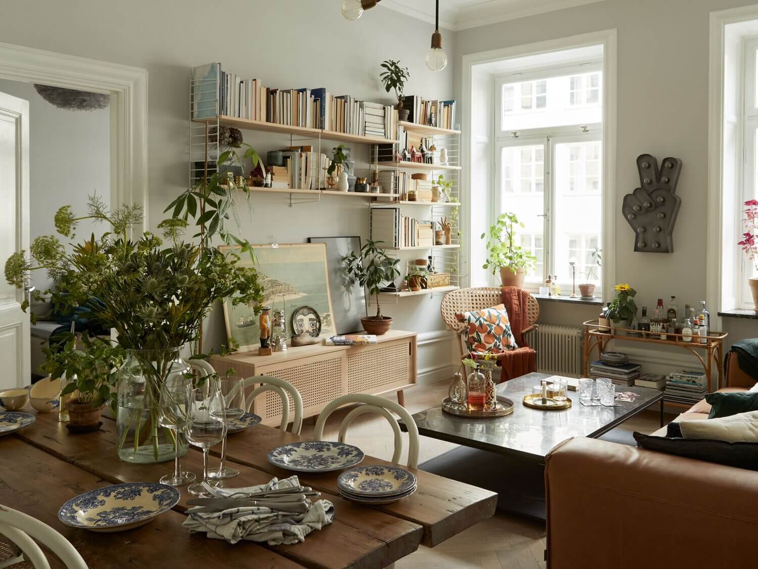 A Light Scandinavian Apartment with Vintage Touches 2 light apartment vintage touches nordroom1 A Light Scandinavian Apartment with Vintage Touches