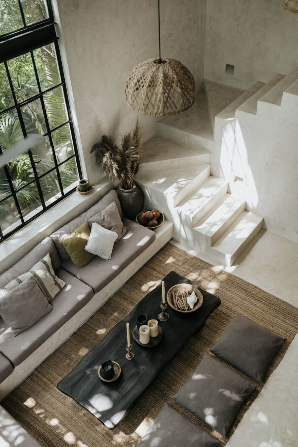 A Beautiful Loft Airbnb in Tulum 13 living-room-staircase-loft-airbnb-tulum-nordroom