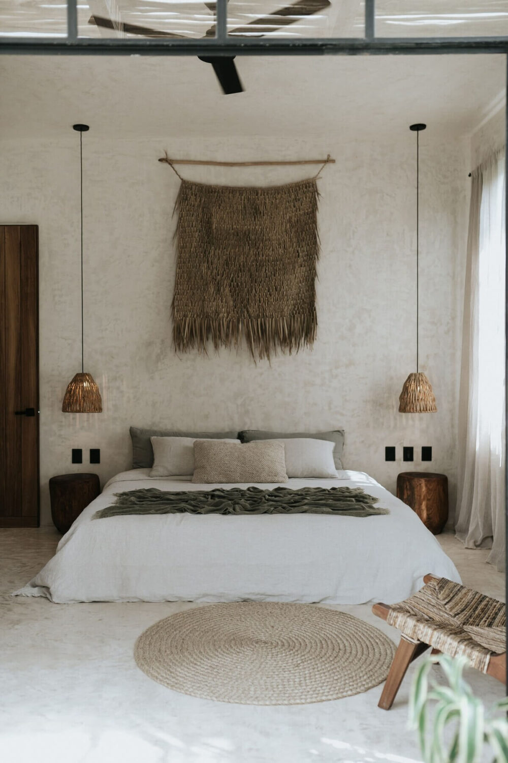 A Beautiful Loft Airbnb in Tulum 18 loft-bedroom-natural-airbnb-tulum-nordroom