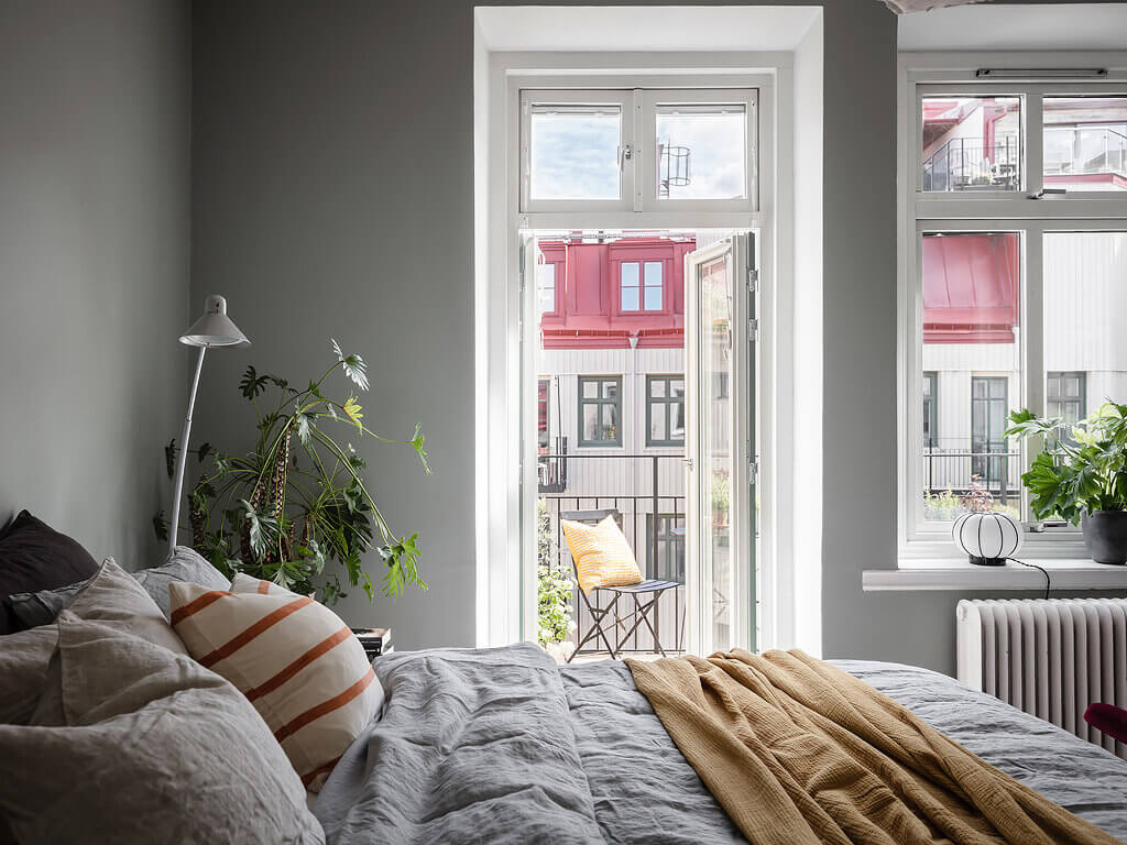 A Scandinavian Apartment with Exposed Brick Wall and Colorful Touches 11 scandinavian apartment exposed brick nordroom11 A Scandinavian Apartment with Exposed Brick Wall and Colorful Touches