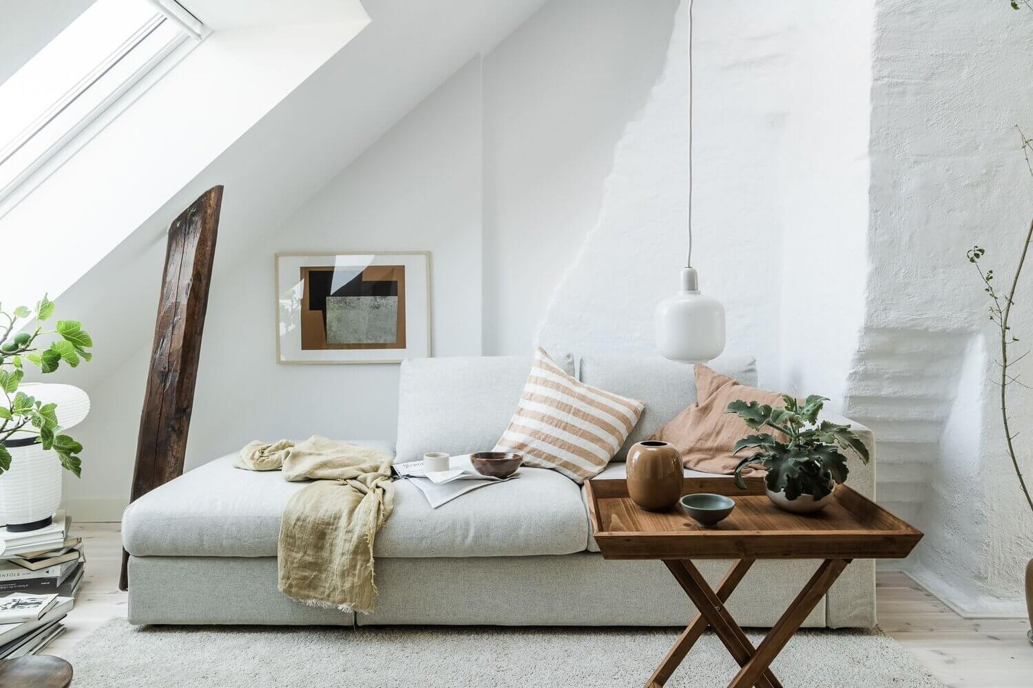 A Bright Scandinavian Attic Studio Apartment 3 scandinavian attic studio apartment nordroom2 A Bright Scandinavian Attic Studio Apartment
