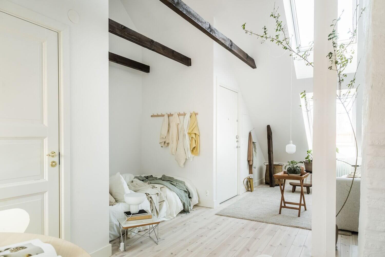 A Bright Scandinavian Attic Studio Apartment 10 scandinavian attic studio apartment nordroom9 A Bright Scandinavian Attic Studio Apartment