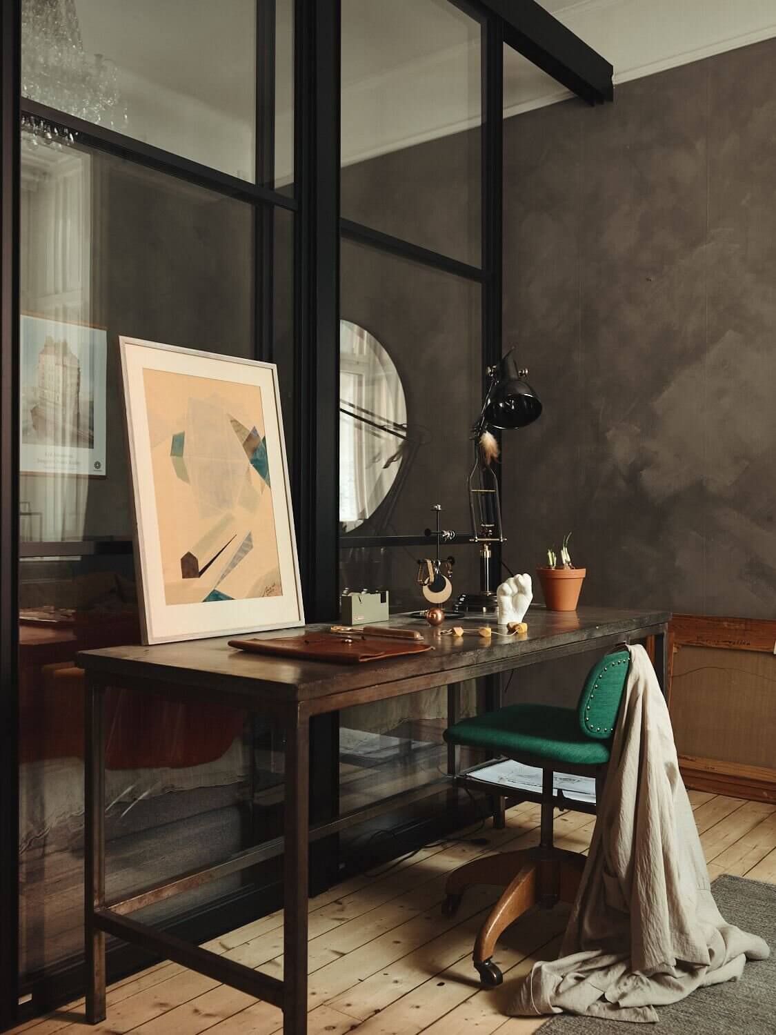A Small Apartment Decorated in Warm Earth Tones 7 small apartment warm earthy tones nordroom6 A Small Apartment Decorated in Warm Earth Tones