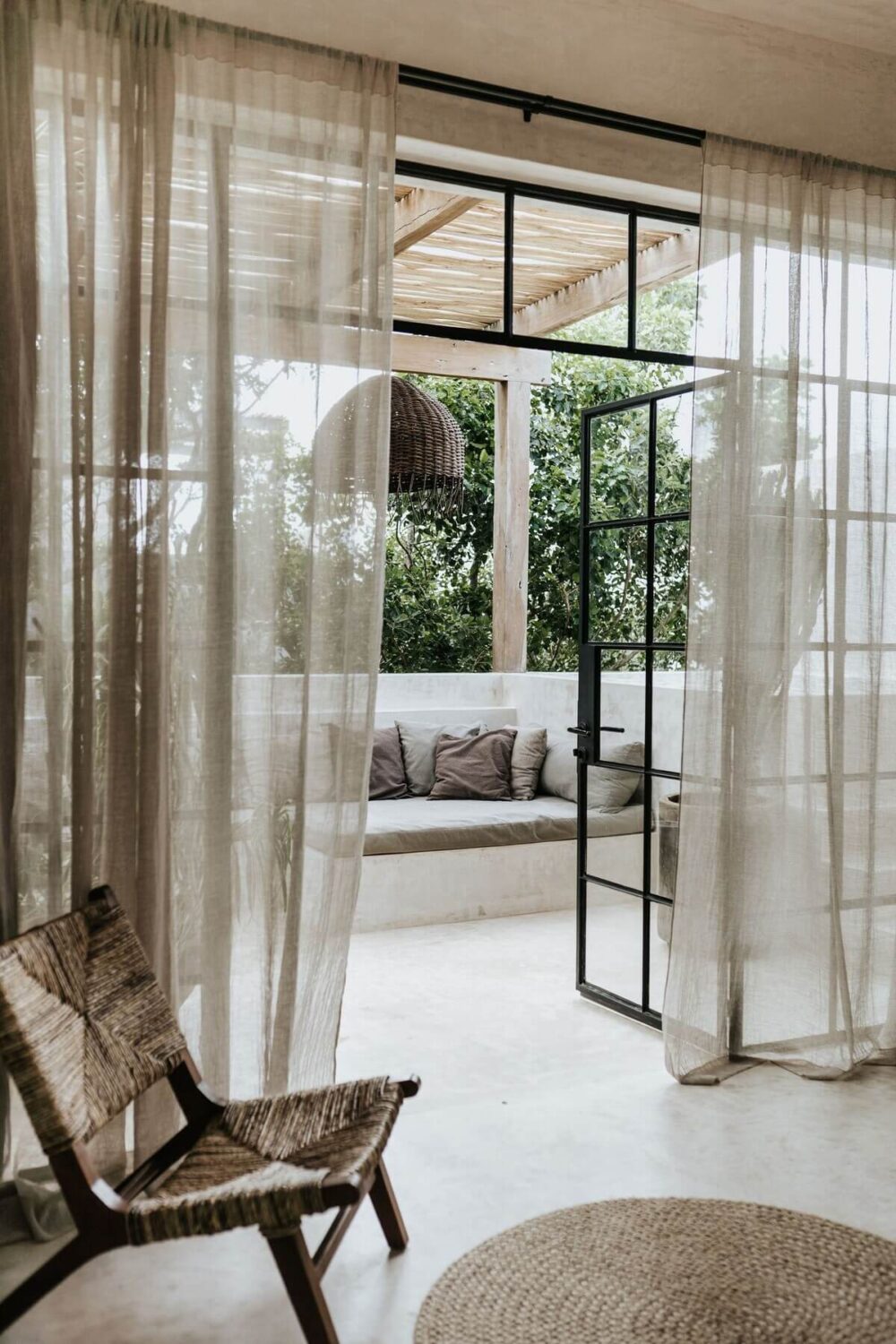 A Beautiful Loft Airbnb in Tulum 24 steel-framed-glass-doors-roof-terrace-roof-terrace-tulum-nordroom