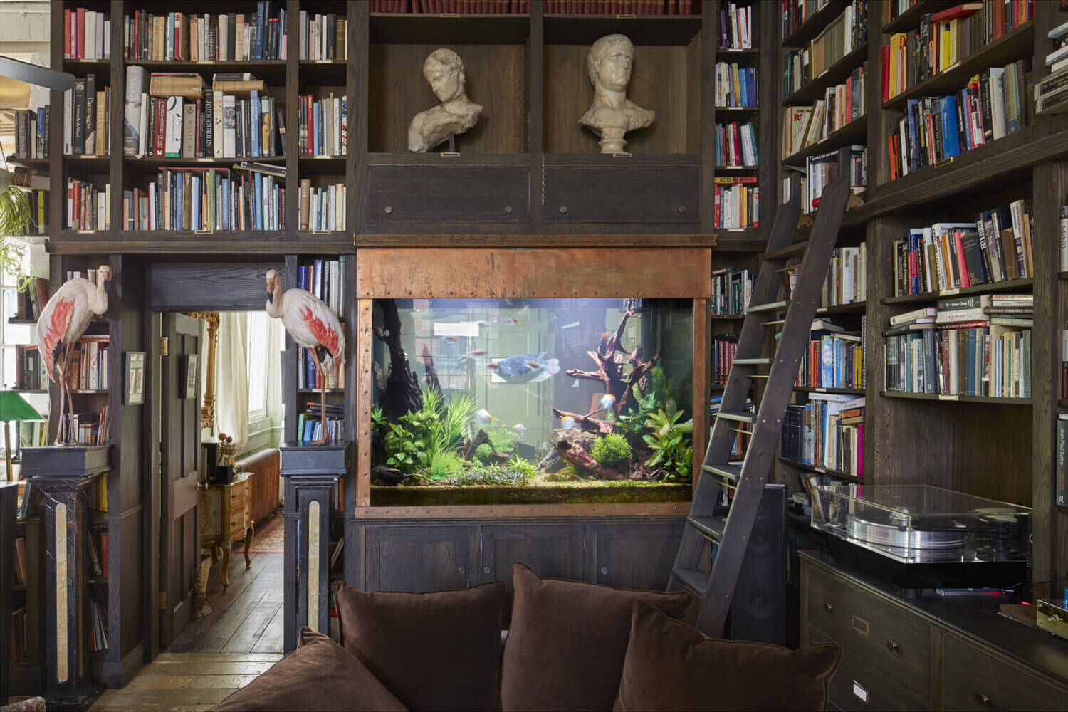 A Unique Vintage Home in a 19th-Century London Print Shop 4 unique vintage home london print shop nordroom4 A Unique Vintage Home in a 19th-Century London Print Shop