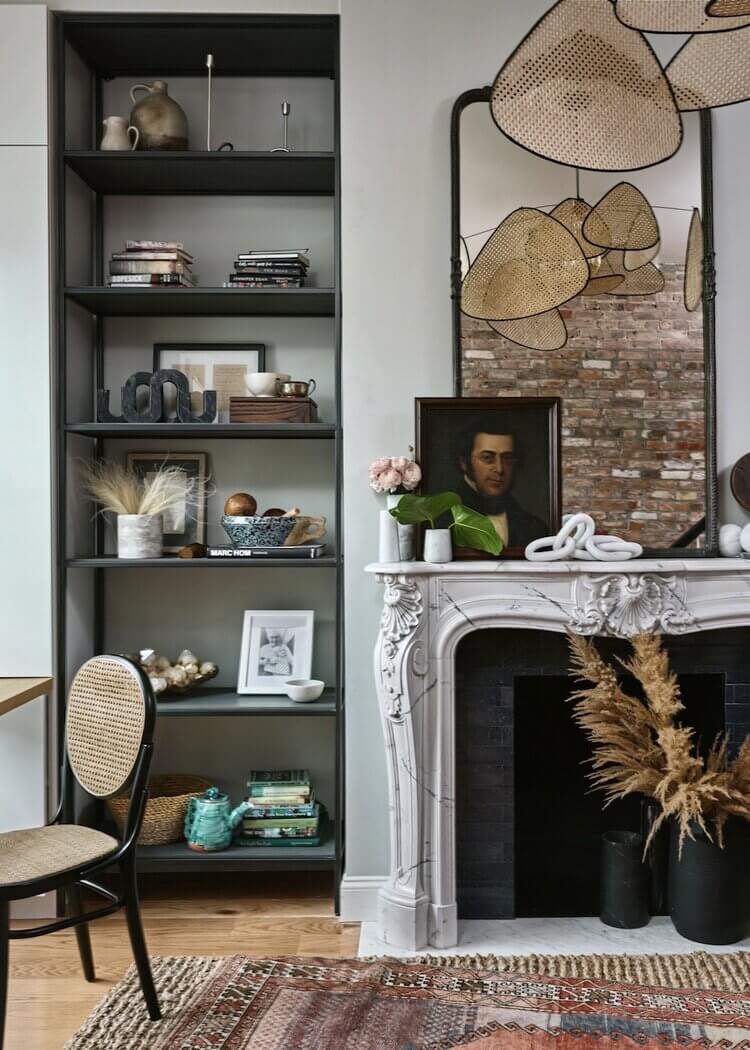 A Warm Brooklyn Brownstone Filled with Interesting Home Decor Ideas 4 warm brooklyn brownstone nordroom3 A Warm Brooklyn Brownstone Filled with Interesting Home Decor Ideas