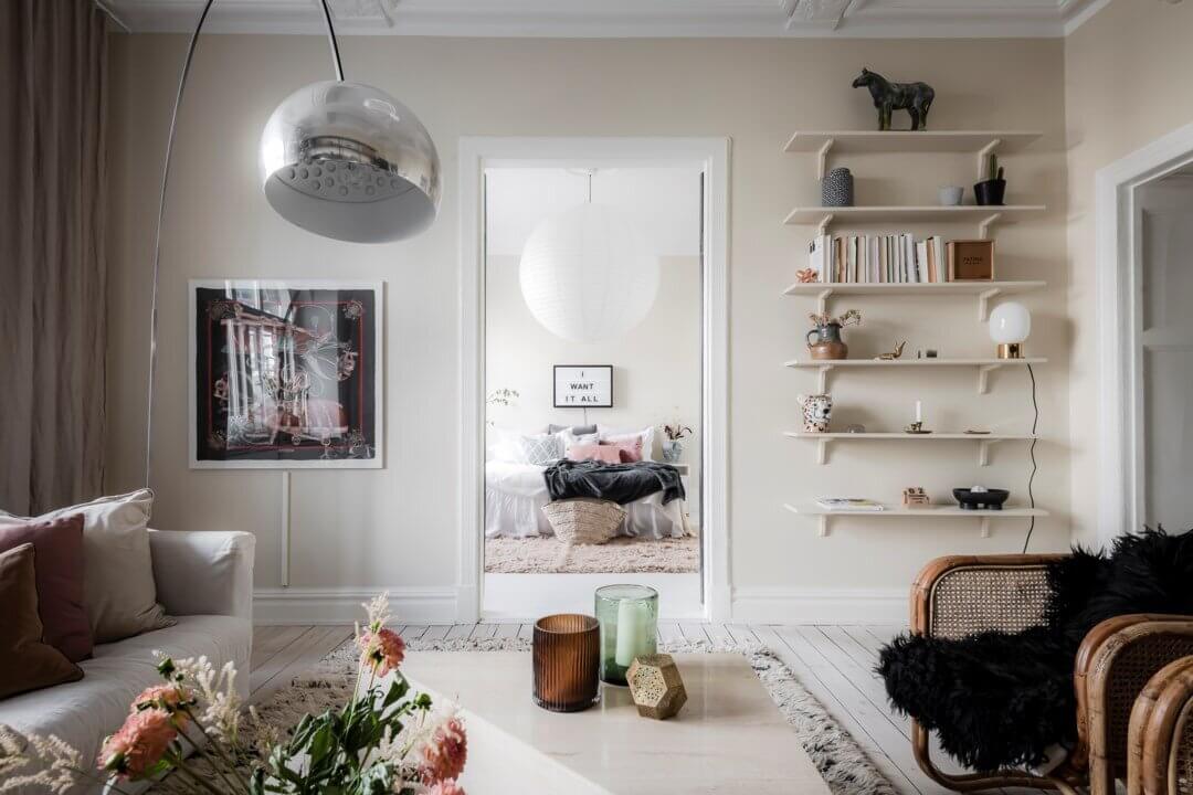 Neutral Color Tones in a Luxurious Swedish Apartment 2 ALuxuriousSwedishApartmentinNeutralColorTones TheNordroom1 1 Neutral Color Tones in a Luxurious Swedish Apartment