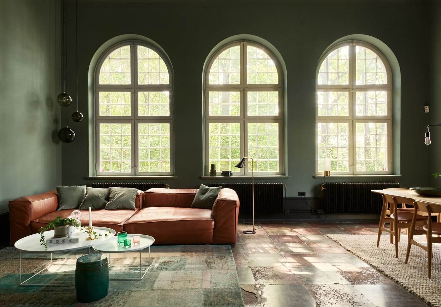 A Modern Green Home in an Early 20th-Century Chapel 2 chapel conversion sweden nordroom1 A Modern Green Home in an Early 20th-Century Chapel