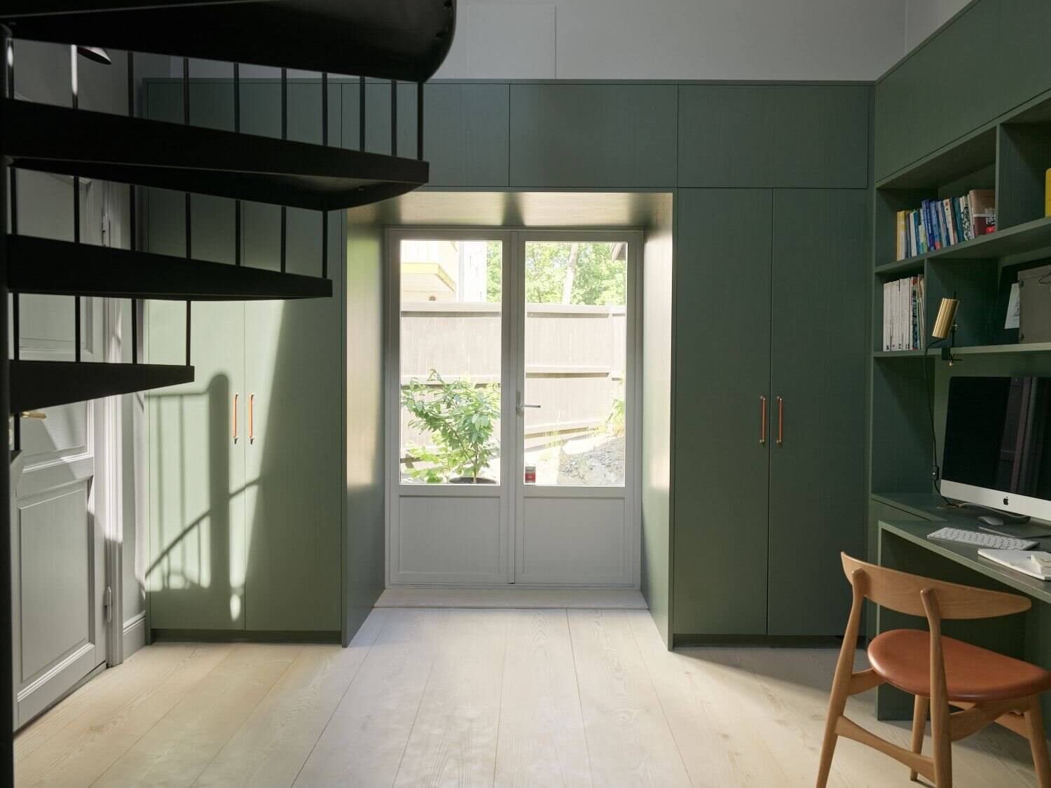 A Modern Green Home in an Early 20th-Century Chapel 11 chapel conversion sweden nordroom10 A Modern Green Home in an Early 20th-Century Chapel