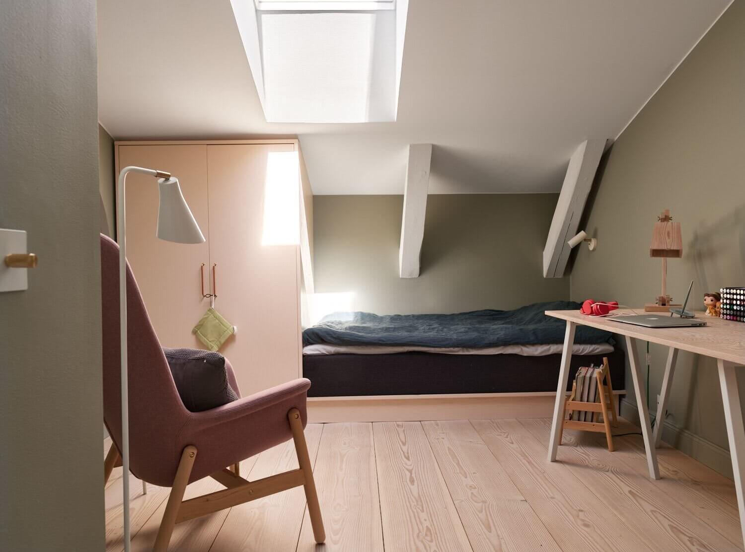A Modern Green Home in an Early 20th-Century Chapel 18 chapel conversion sweden nordroom17 A Modern Green Home in an Early 20th-Century Chapel
