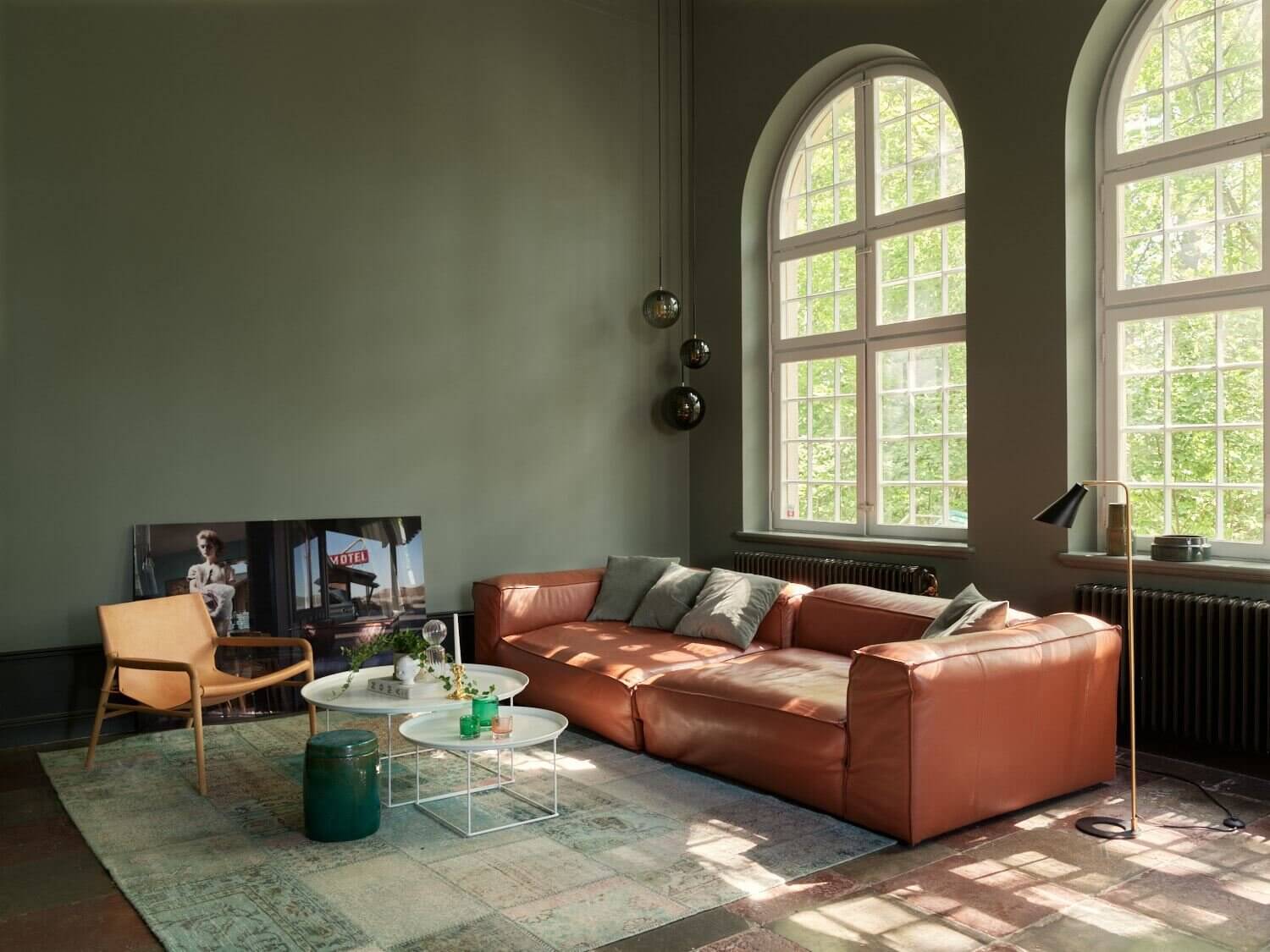 A Modern Green Home in an Early 20th-Century Chapel 3 chapel conversion sweden nordroom2 A Modern Green Home in an Early 20th-Century Chapel