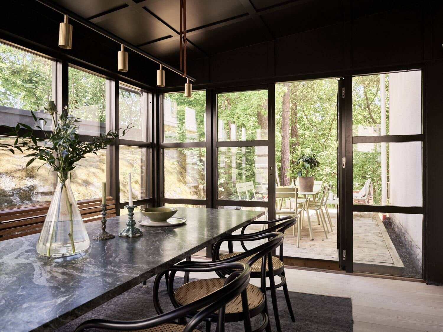A Modern Green Home in an Early 20th-Century Chapel 10 chapel conversion sweden nordroom9 A Modern Green Home in an Early 20th-Century Chapel