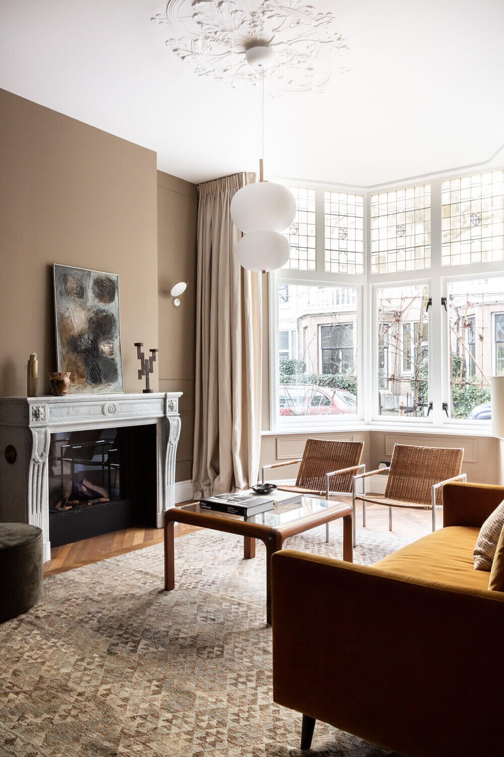 Historic Character and Timeless Elegant Interiors in a Restored Belgian Villa 30 elegance dusty colors townhouse netherlands avenue design studio nordroom Historic Character and Timeless Elegant Interiors in a Restored Belgian Villa