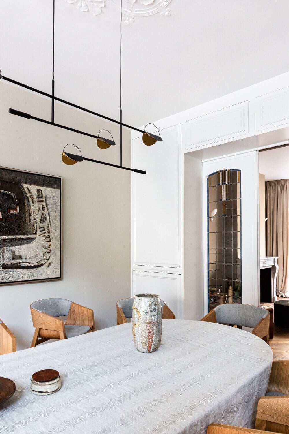 Timeless Elegance and Dusty Color Tones in a Dutch Townhouse 11 elegance dusty colors townhouse netherlands avenue design studio nordroom10 Timeless Elegance and Dusty Color Tones in a Dutch Townhouse