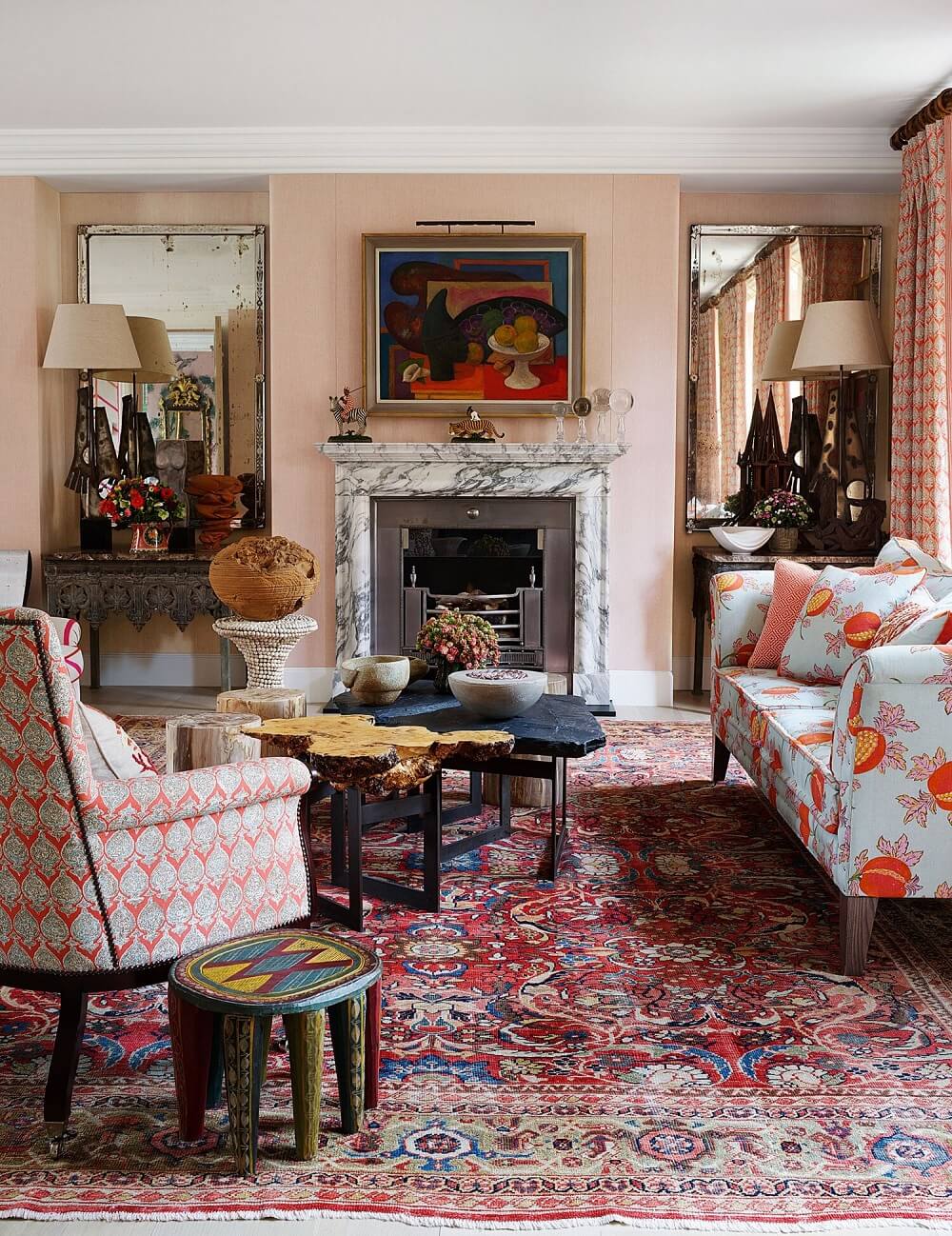 Designer Kit Kemp's Bold and Colorful Hyde Park Home 3 kit kemp colorful hyde park home nordroom2 Designer Kit Kemp's Bold and Colorful Hyde Park Home