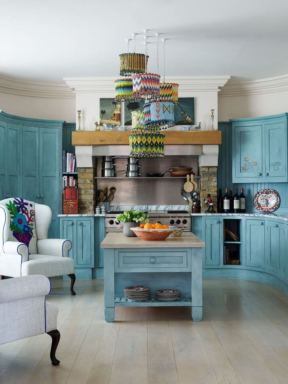 Designer Kit Kemp's Bold and Colorful Hyde Park Home 4 kit kemp colorful hyde park home nordroom3 Designer Kit Kemp's Bold and Colorful Hyde Park Home