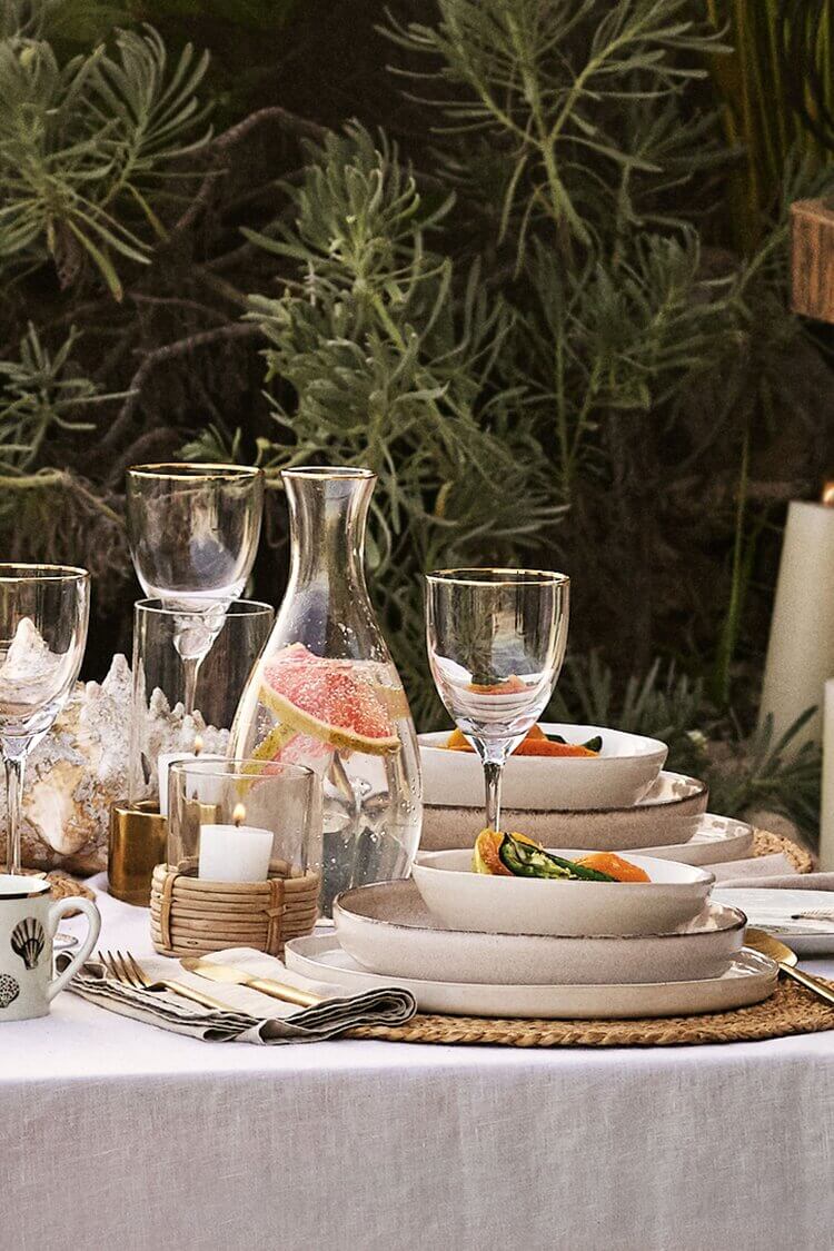 A Beautiful Neutral Bohemian Patio by H&M Home 6 neutral bohemian patio hm home nordroom5 A Beautiful Neutral Bohemian Patio by H&M Home