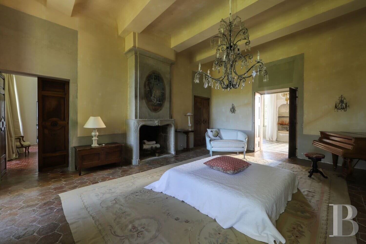Unique Properties | An 18th-Century Chateau in Lubéron 12 18th century chateau luberon france nordroom11 Unique Properties | An 18th-Century Chateau in Lubéron