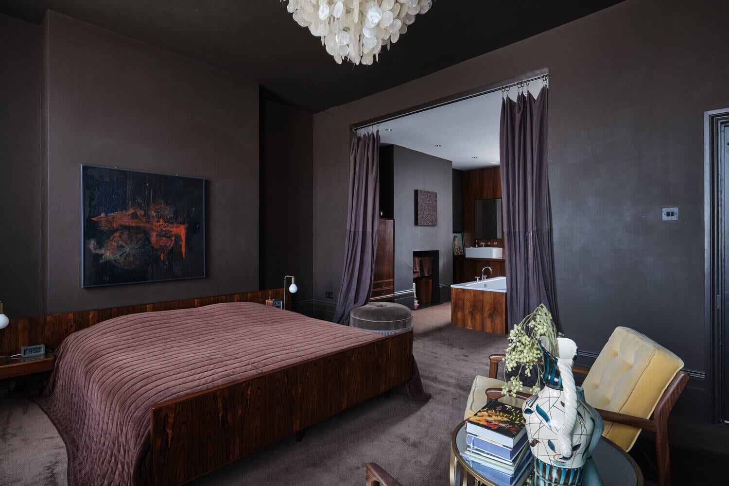 Moody Colors and Mid-Century Design in a Unique Victorian Home 14 AMoodyVictorianHomewithBrightColorPops TheNordroom13 Moody Colors and Mid-Century Design in a Unique Victorian Home