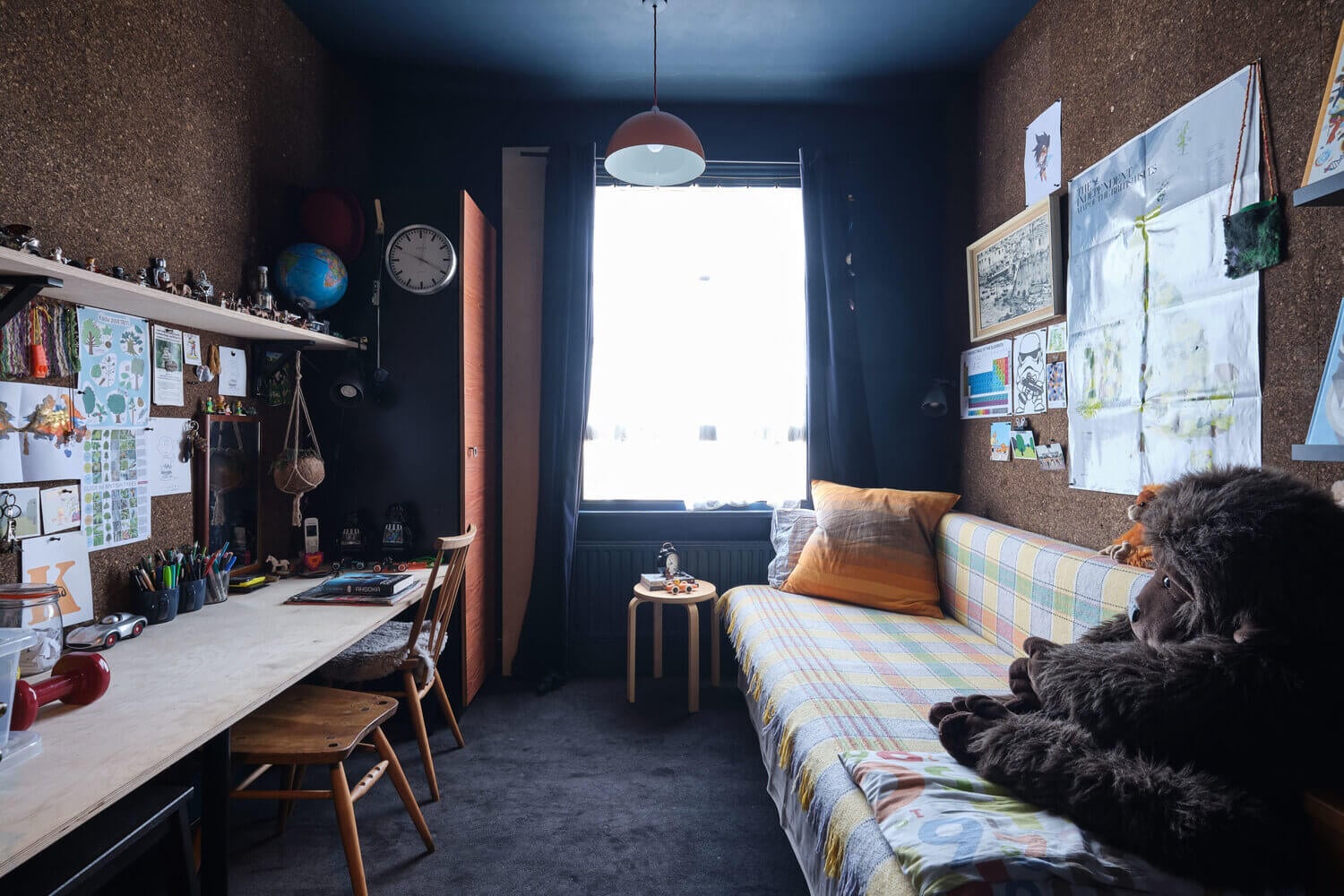 Moody Colors and Mid-Century Design in a Unique Victorian Home 21 AMoodyVictorianHomewithBrightColorPops TheNordroom20 Moody Colors and Mid-Century Design in a Unique Victorian Home