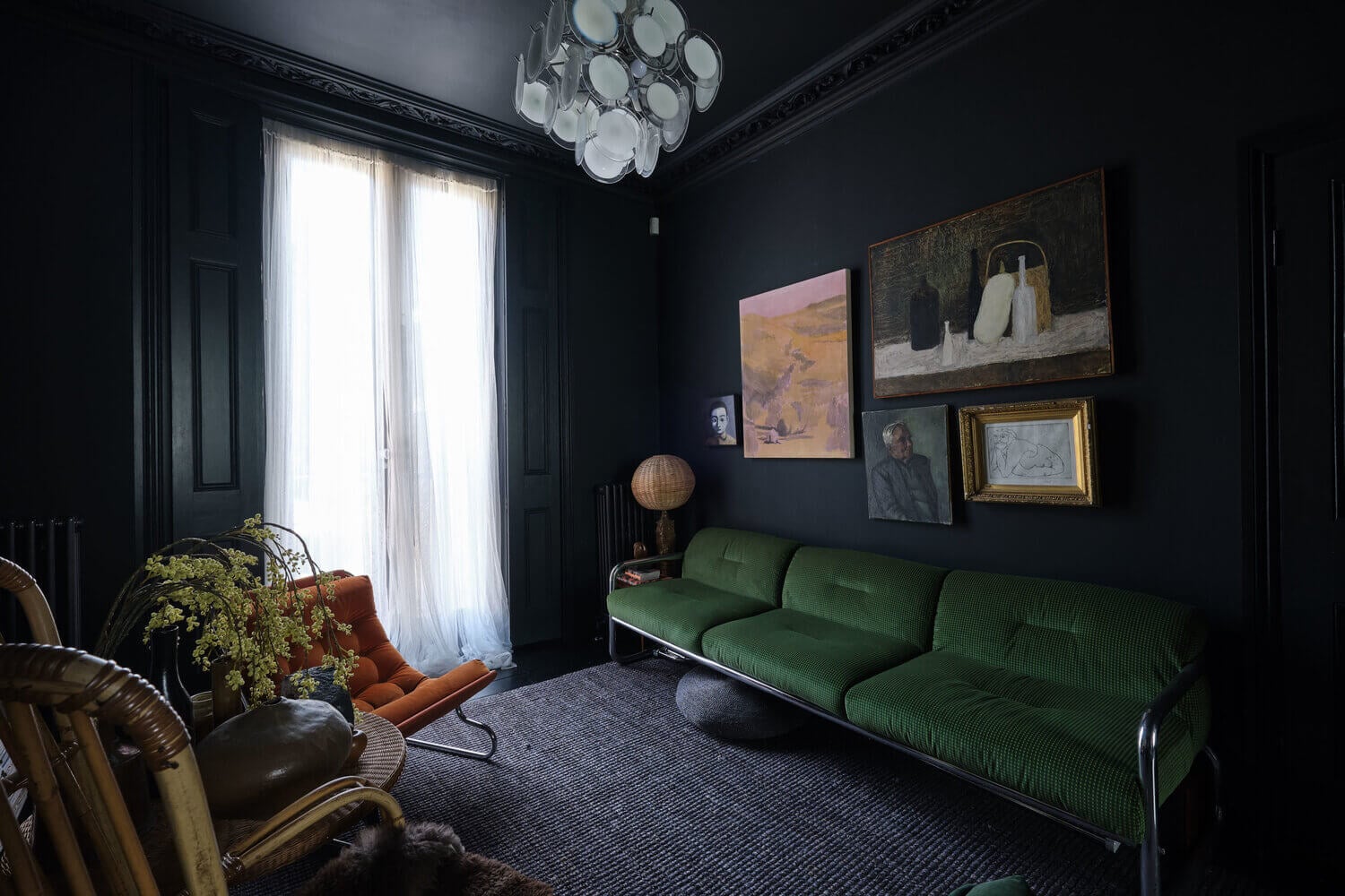 Moody Colors and Mid-Century Design in a Unique Victorian Home 5 AMoodyVictorianHomewithBrightColorPops TheNordroom4 Moody Colors and Mid-Century Design in a Unique Victorian Home