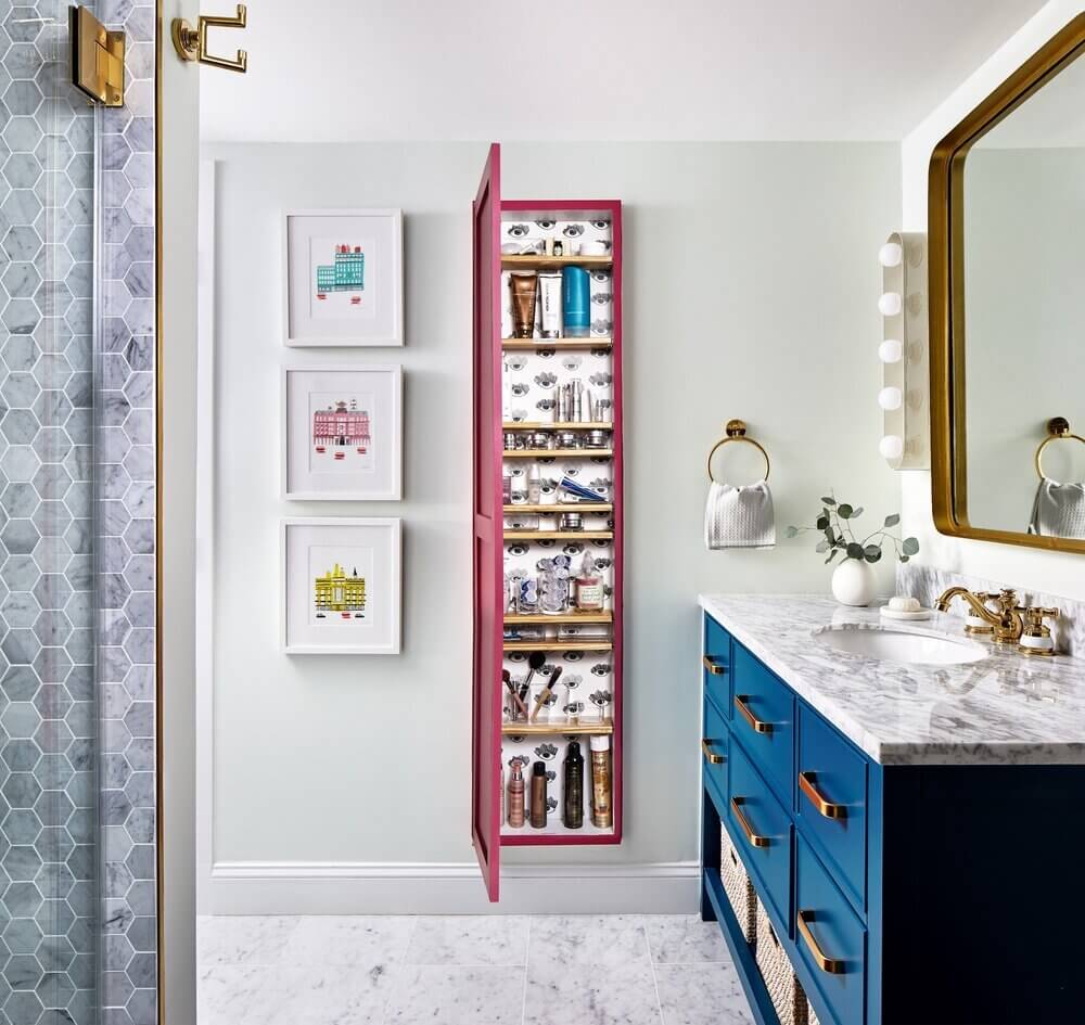 A Vibrant Pink and Blue Apartment with Clever Storage Ideas 17 AVibrantPinkandBlueApartmentwithCleverStorageIdeas TheNordroom16 A Vibrant Pink and Blue Apartment with Clever Storage Ideas
