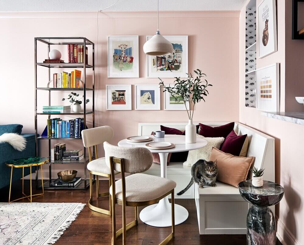 A Vibrant Pink and Blue Apartment with Clever Storage Ideas 5 AVibrantPinkandBlueApartmentwithCleverStorageIdeas TheNordroom4 A Vibrant Pink and Blue Apartment with Clever Storage Ideas