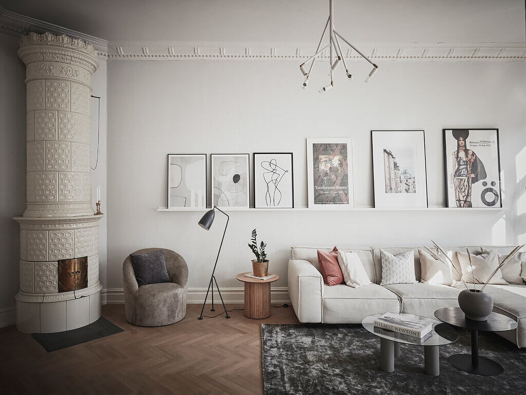 A Light Classic Scandinavian Apartment with Period Details 5 ALightClassicScandinavianApartment TheNordroom4 1 A Light Classic Scandinavian Apartment with Period Details