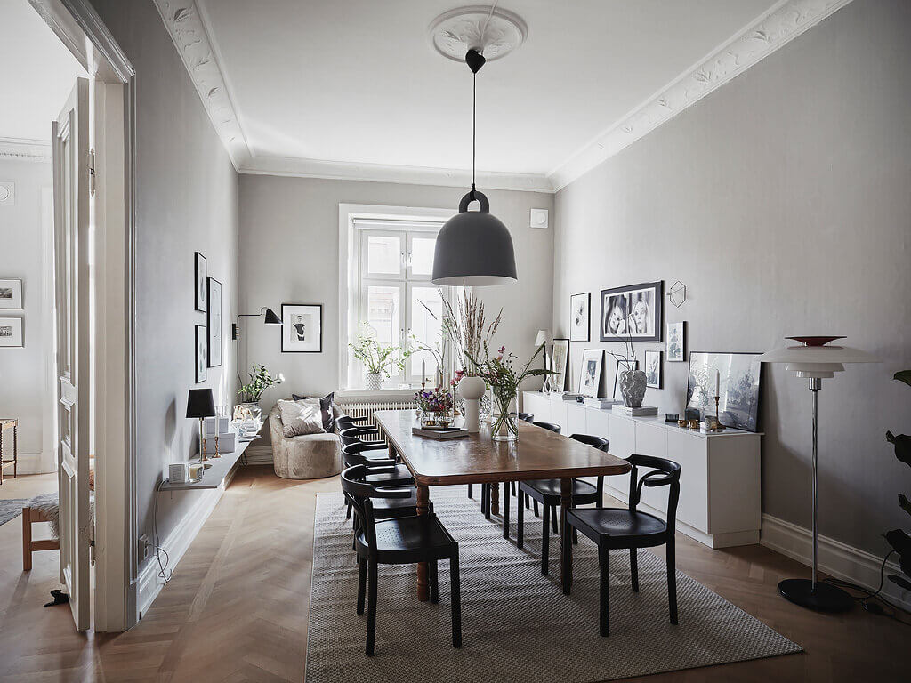 A Light Classic Scandinavian Apartment with Period Details 10 ALightClassicScandinavianApartment TheNordroom9 A Light Classic Scandinavian Apartment with Period Details