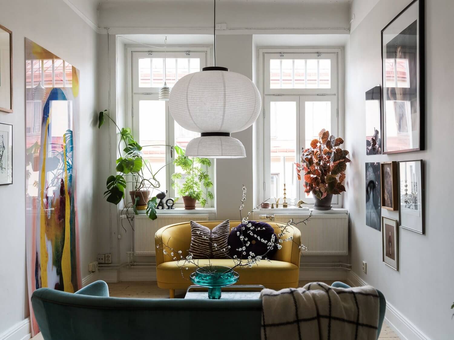 A Small Scandi Apartment with an Art-Filled Living Room 3 ASmallApartmentwithanArt FilledLivingRoom TheNordroom2 A Small Scandi Apartment with an Art-Filled Living Room