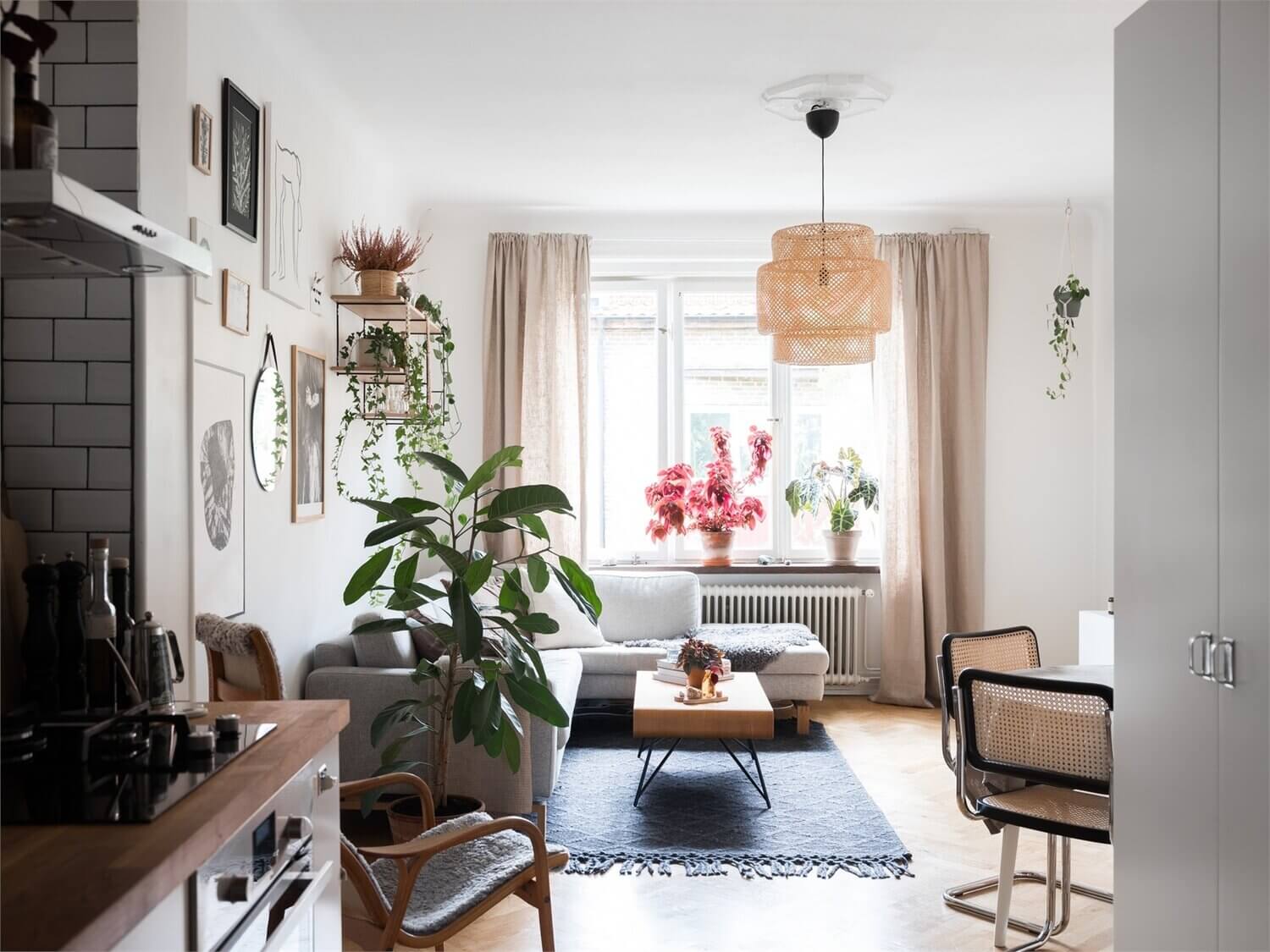 A Lovely Grey and Pink Scandinavian Apartment 4 grey pink scandinavian apartment nordroom3 A Lovely Grey and Pink Scandinavian Apartment