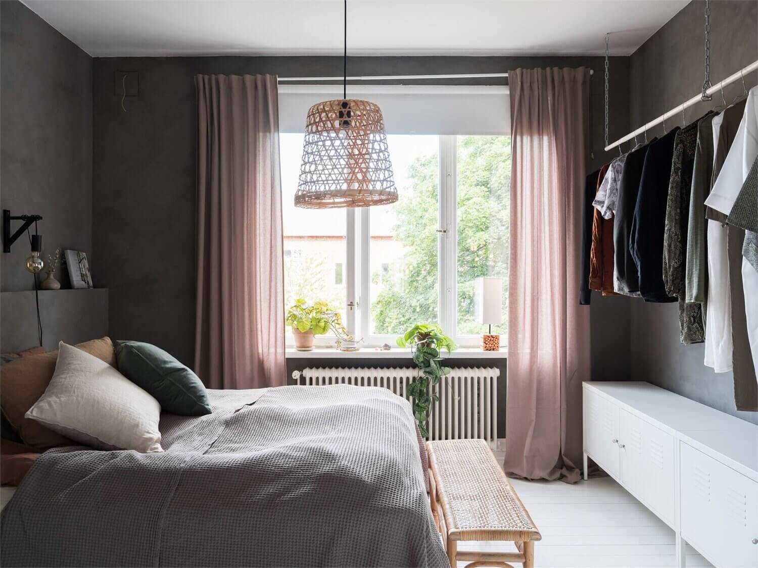 A Lovely Grey and Pink Scandinavian Apartment 10 grey pink scandinavian apartment nordroom9 A Lovely Grey and Pink Scandinavian Apartment