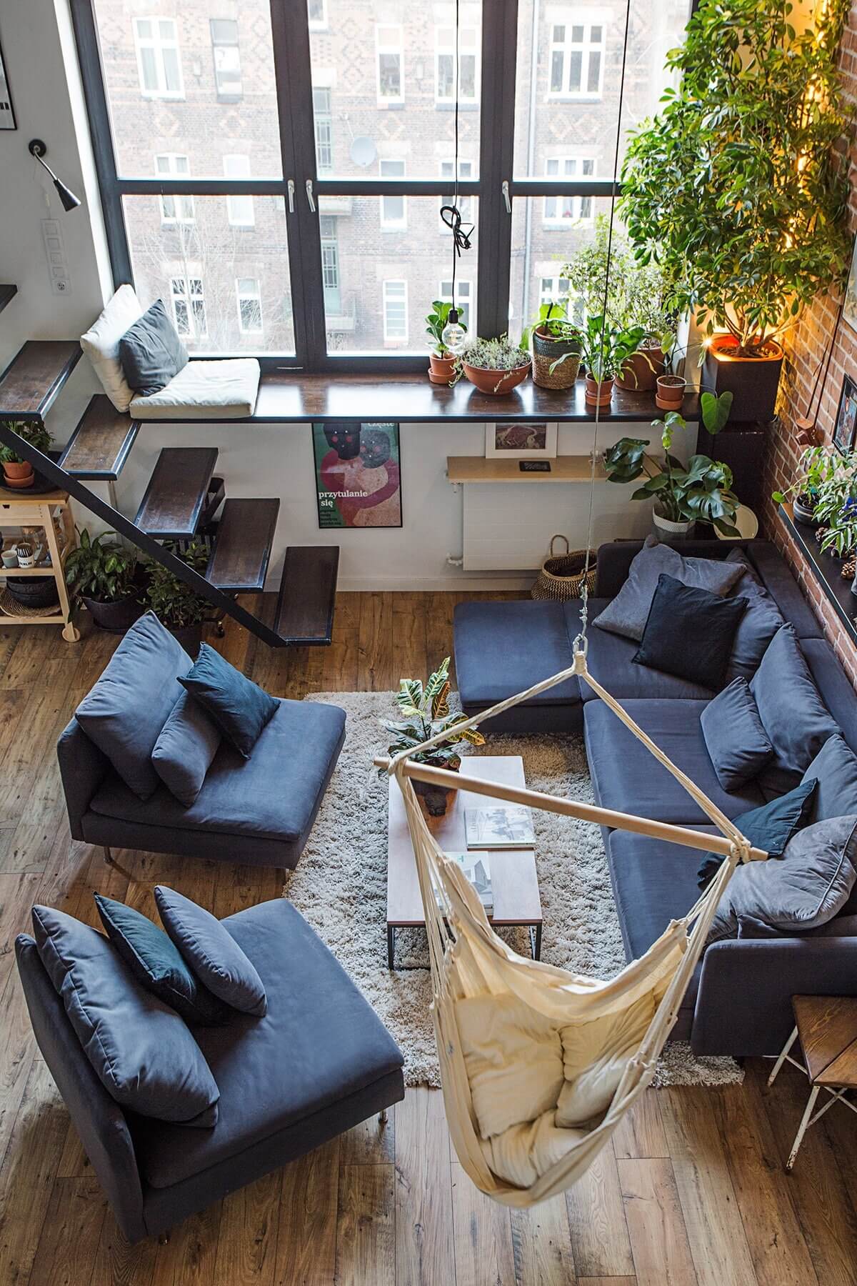 A Creative Loft Apartment in Poland with Exposed Brick and Art 1 loft apartment poland exposed brick art nordroom A Creative Loft Apartment in Poland with Exposed Brick and Art