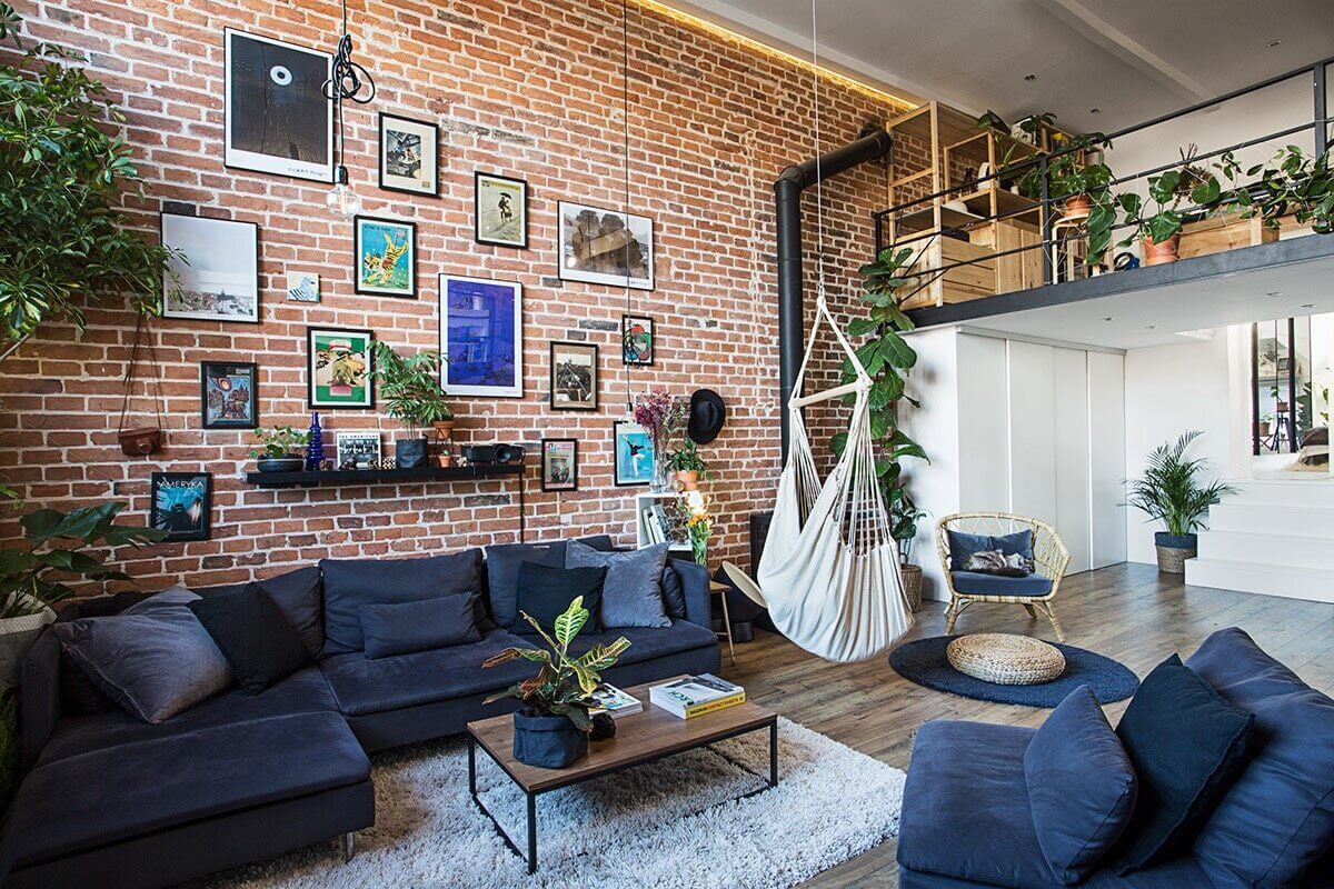 A Creative Loft Apartment in Poland with Exposed Brick and Art 2 loft apartment poland exposed brick art nordroom1 A Creative Loft Apartment in Poland with Exposed Brick and Art