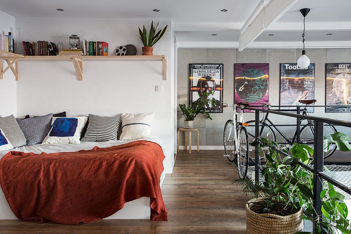 A Creative Loft Apartment in Poland with Exposed Brick and Art 21 loft apartment poland exposed brick art nordroom20 A Creative Loft Apartment in Poland with Exposed Brick and Art