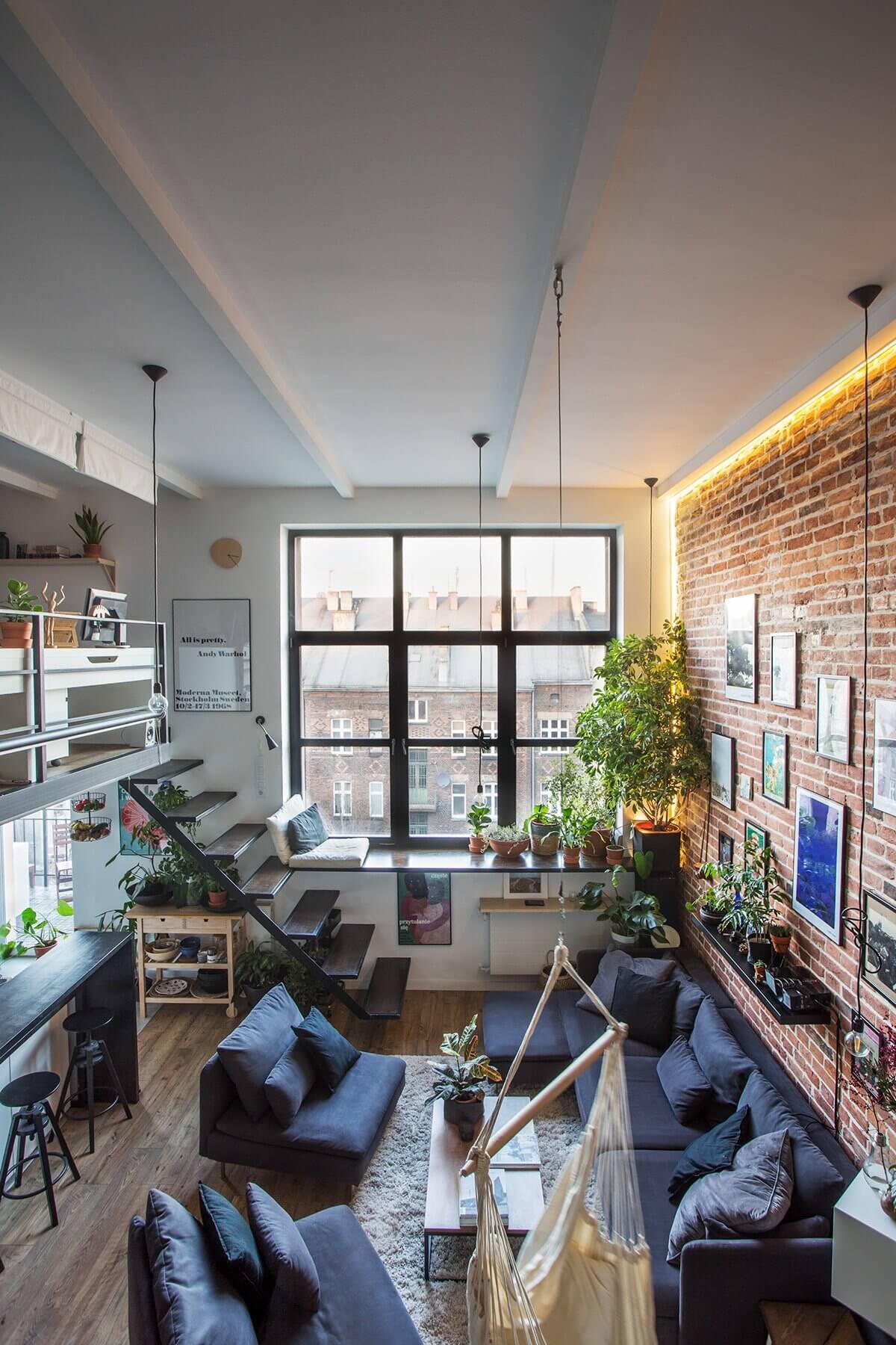 A Creative Loft Apartment in Poland with Exposed Brick and Art 3 loft apartment poland exposed brick art nordroom4 A Creative Loft Apartment in Poland with Exposed Brick and Art