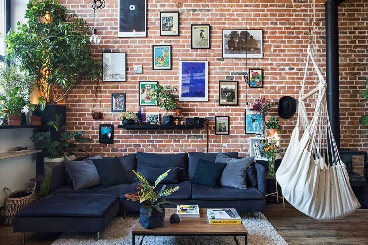 A Creative Loft Apartment in Poland with Exposed Brick and Art 4 loft apartment poland exposed brick art nordroom5 A Creative Loft Apartment in Poland with Exposed Brick and Art