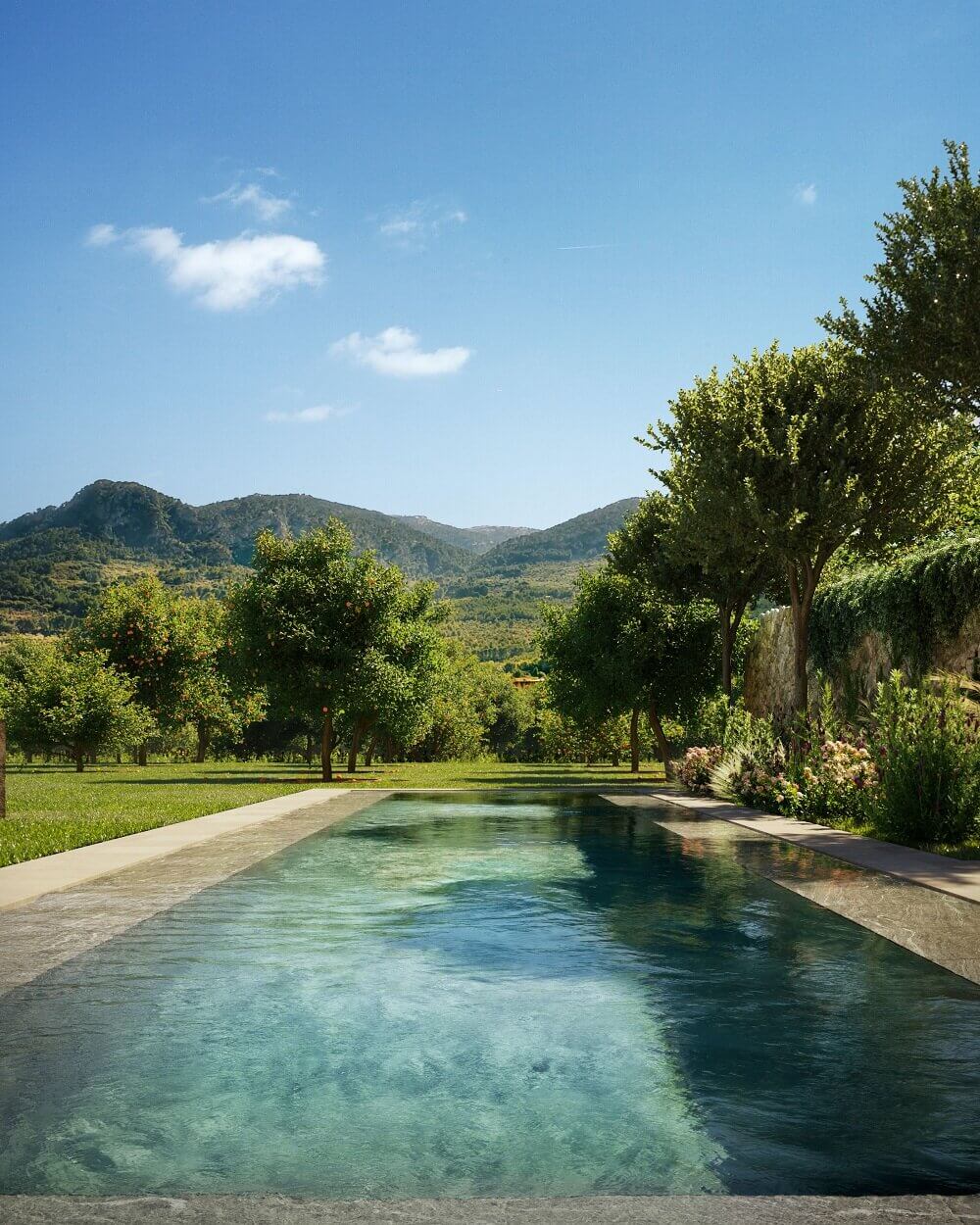 A Luxurious Townhouse With An Orchard Garden on Mallorca 12 luxurious townhouse orchard mallorca nordroom11 A Luxurious Townhouse With An Orchard Garden on Mallorca