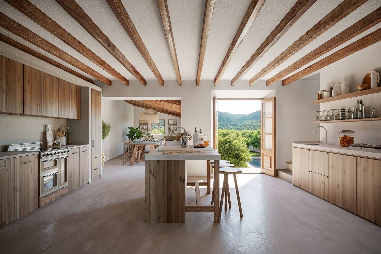 A Luxurious Townhouse With An Orchard Garden on Mallorca 3 luxurious townhouse orchard mallorca nordroom2 A Luxurious Townhouse With An Orchard Garden on Mallorca