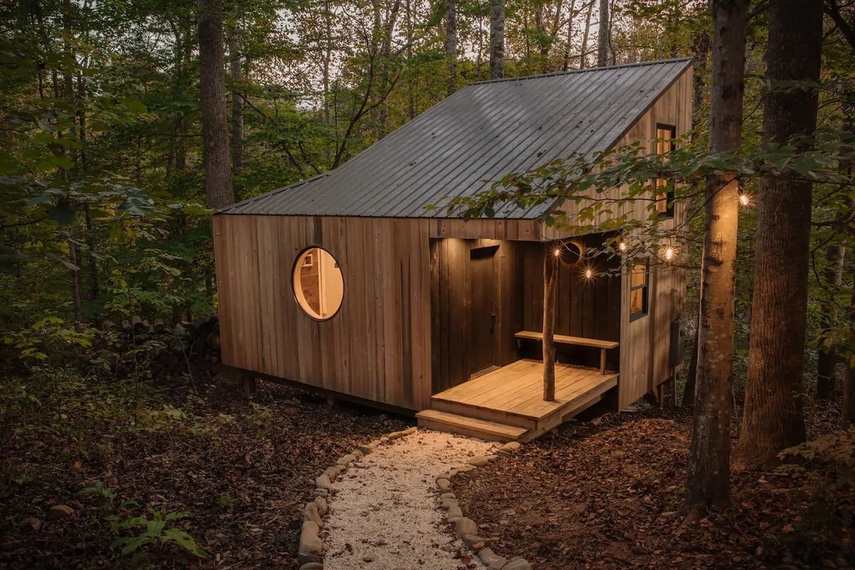 A Handcrafted Cabin in the Woods of North Carolina 15 the nook cabin airbnb north carolina nordroom14 A Handcrafted Cabin in the Woods of North Carolina