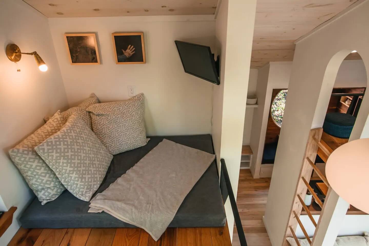 A Handcrafted Cabin in the Woods of North Carolina 8 the nook cabin airbnb north carolina nordroom7 A Handcrafted Cabin in the Woods of North Carolina