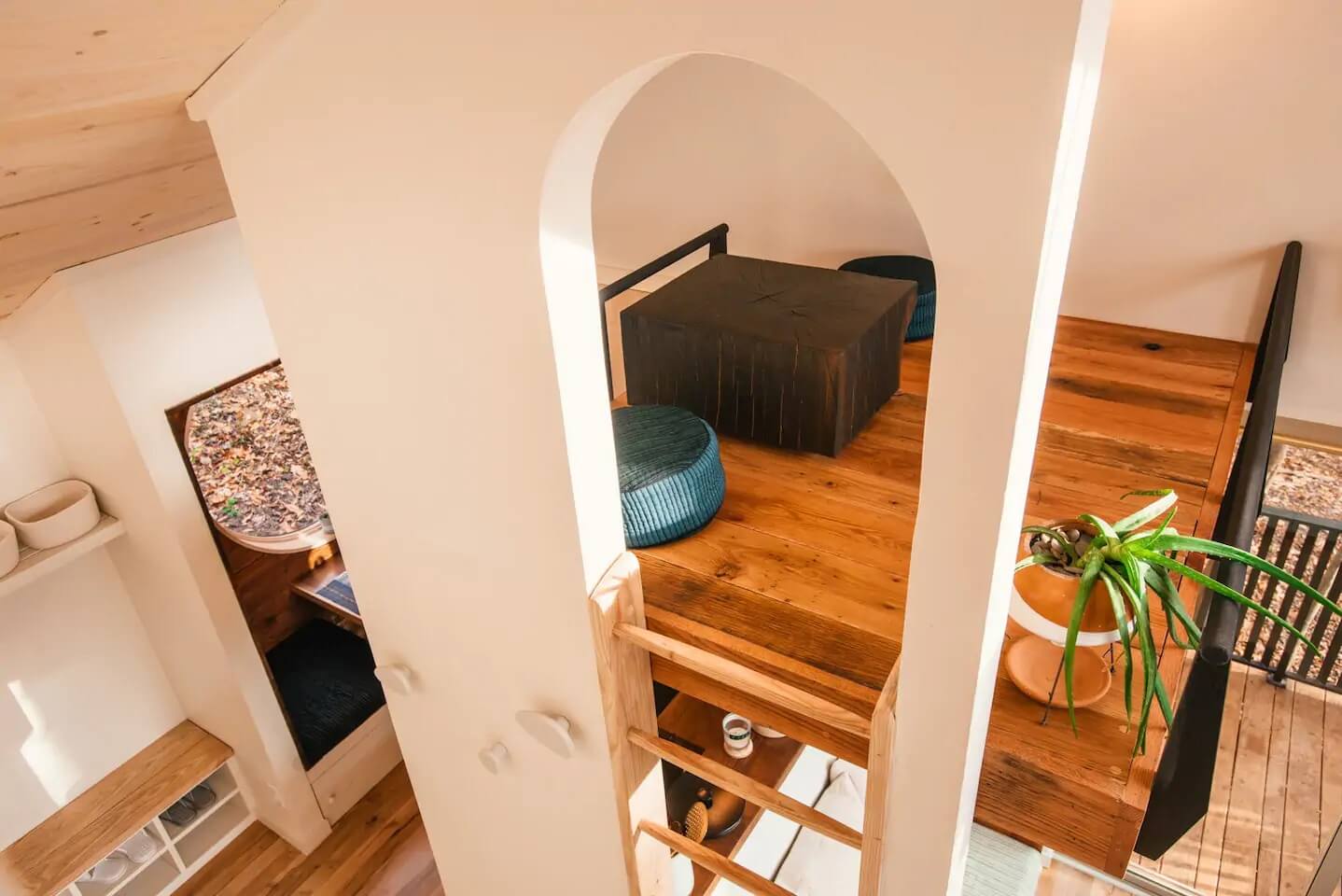 A Handcrafted Cabin in the Woods of North Carolina 9 the nook cabin airbnb north carolina nordroom8 A Handcrafted Cabin in the Woods of North Carolina