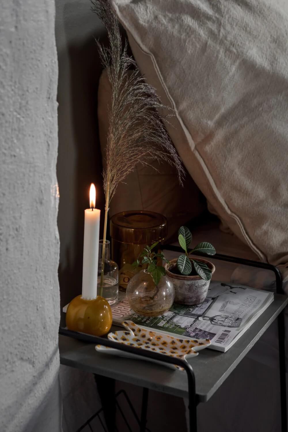 An Attic Apartment Turned Bright with White Paint and Glass Walls 14 bright attic apartmentg glass wall nordroom13 An Attic Apartment Turned Bright with White Paint and Glass Walls