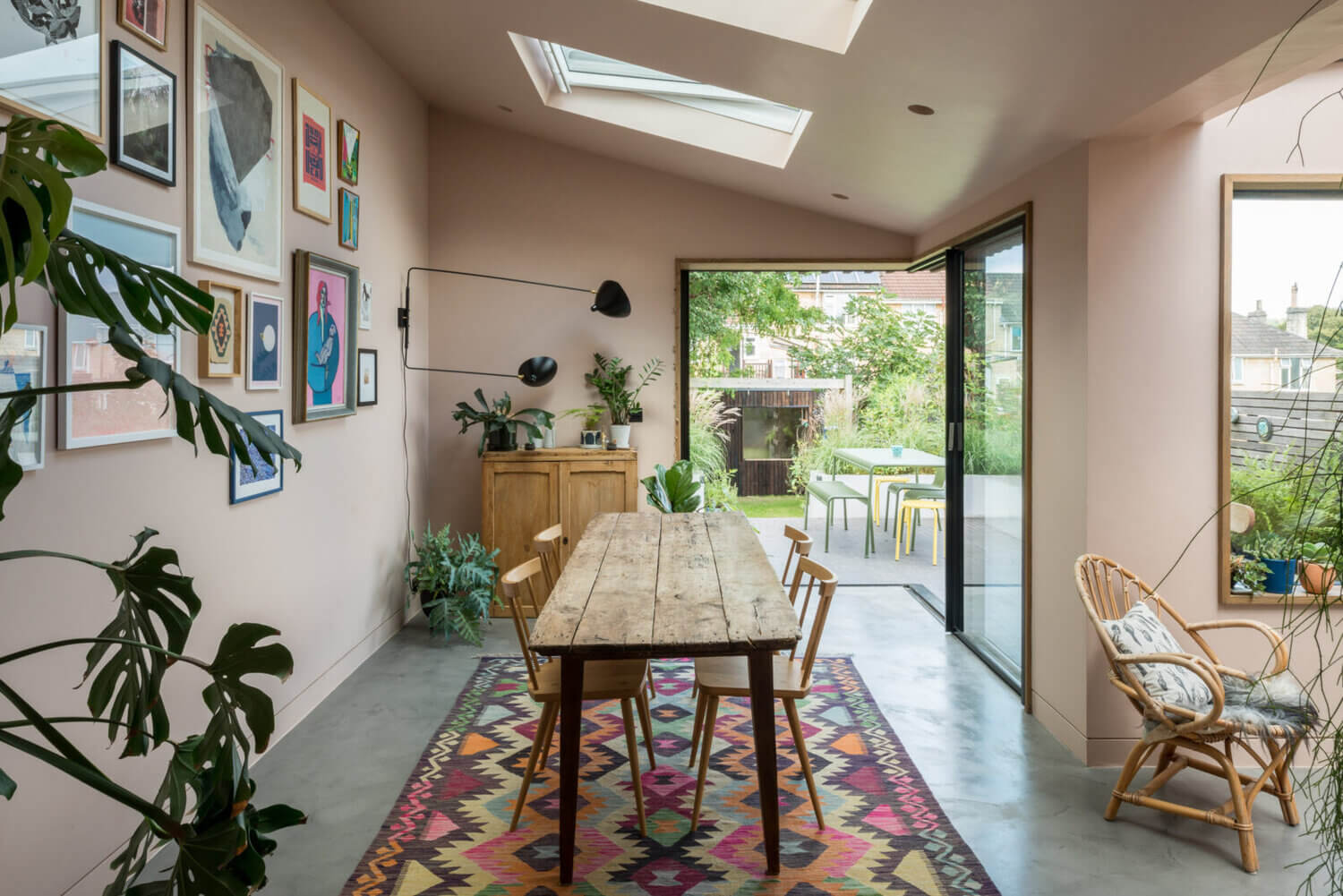 Colorful Design in a Victorian Home with a Modern Kitchen Extension 2 colorful victorian home modern kitchen extension nordroom1 Colorful Design in a Victorian Home with a Modern Kitchen Extension