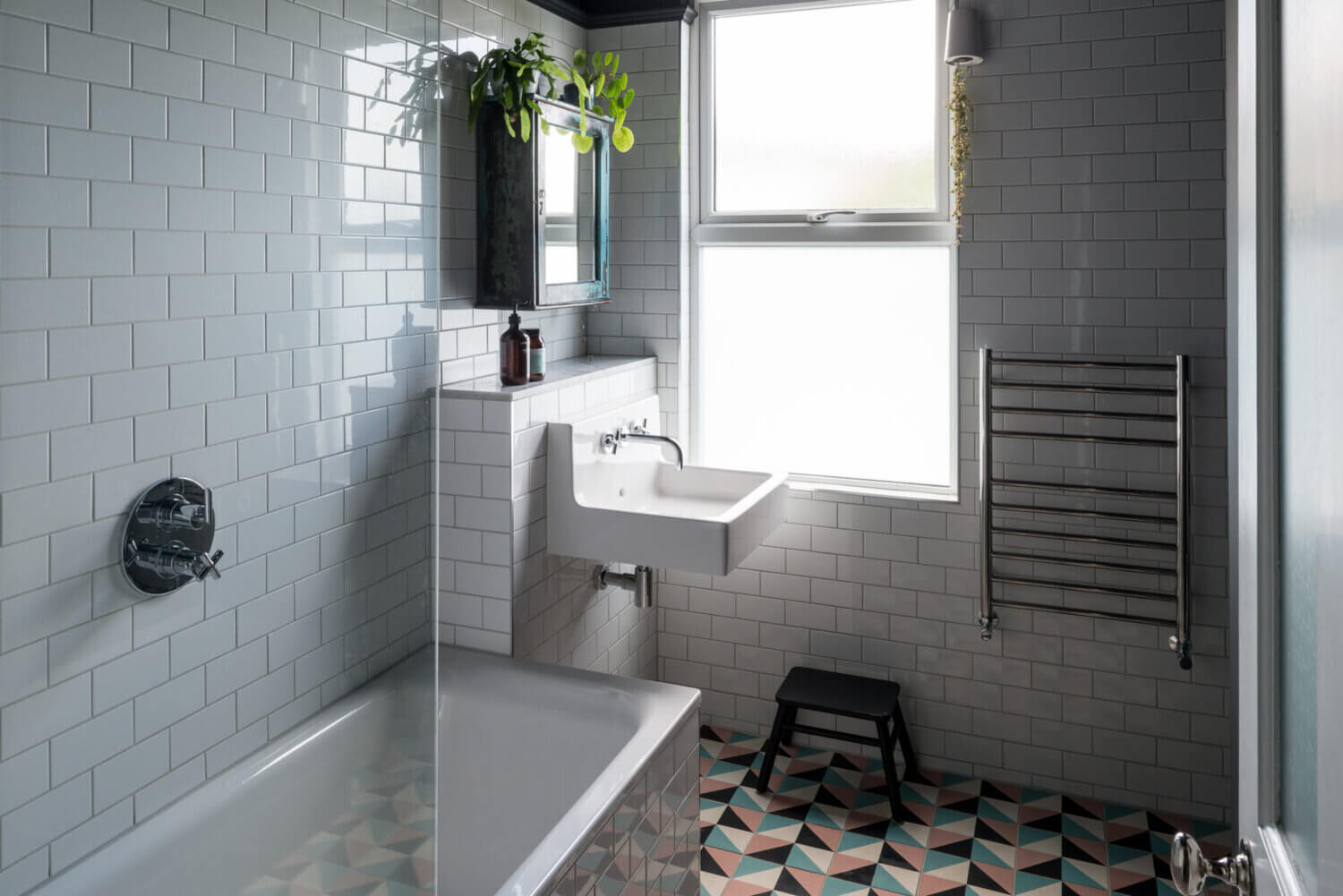 Colorful Design in a Victorian Home with a Modern Kitchen Extension 16 colorful victorian home modern kitchen extension nordroom15 Colorful Design in a Victorian Home with a Modern Kitchen Extension