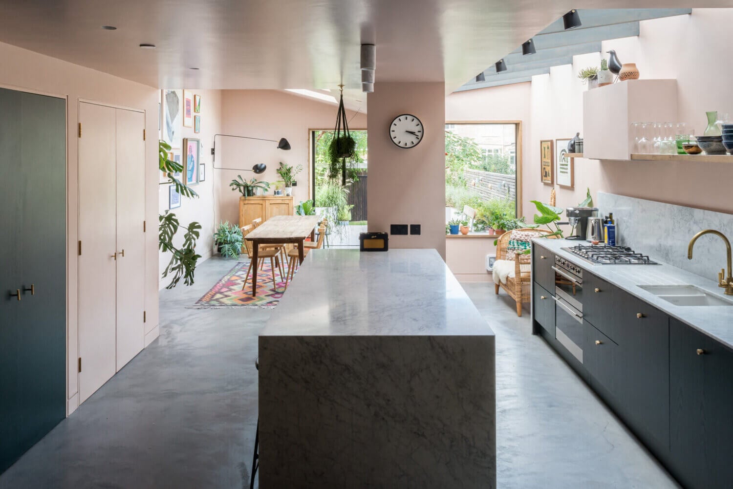 Colorful Design in a Victorian Home with a Modern Kitchen Extension 3 colorful victorian home modern kitchen extension nordroom2 Colorful Design in a Victorian Home with a Modern Kitchen Extension