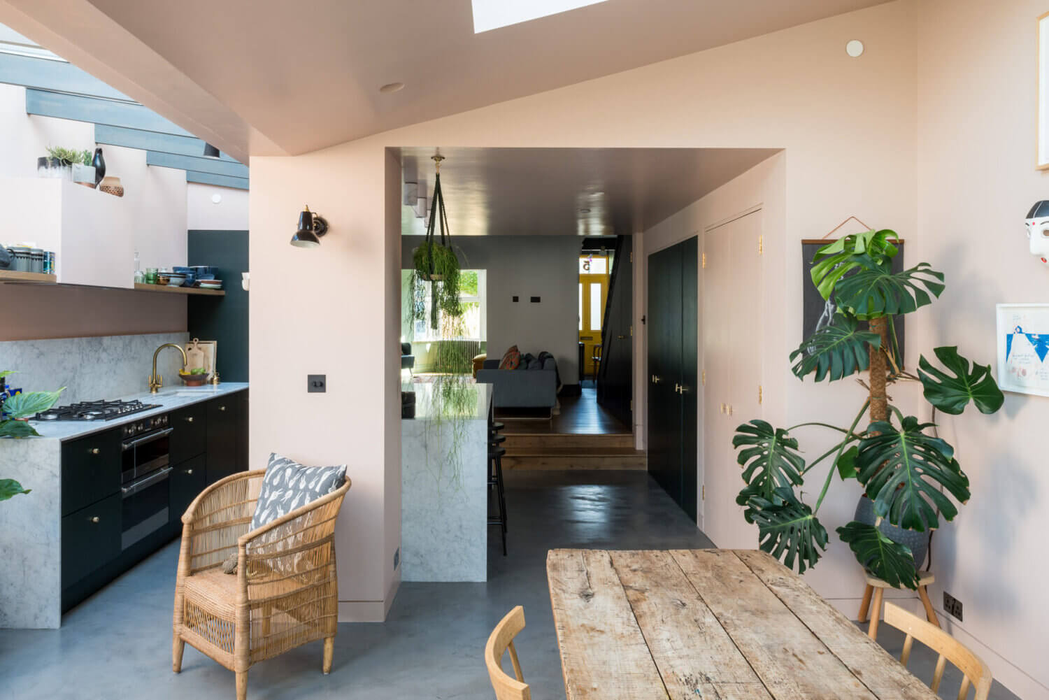 Colorful Design in a Victorian Home with a Modern Kitchen Extension 7 colorful victorian home modern kitchen extension nordroom6 Colorful Design in a Victorian Home with a Modern Kitchen Extension